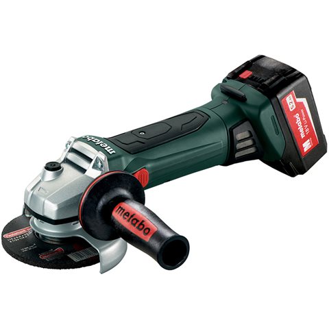 Metabo W 18 LTX 125 Quick Vinkelslip med 5,2Ah batterier och laddare